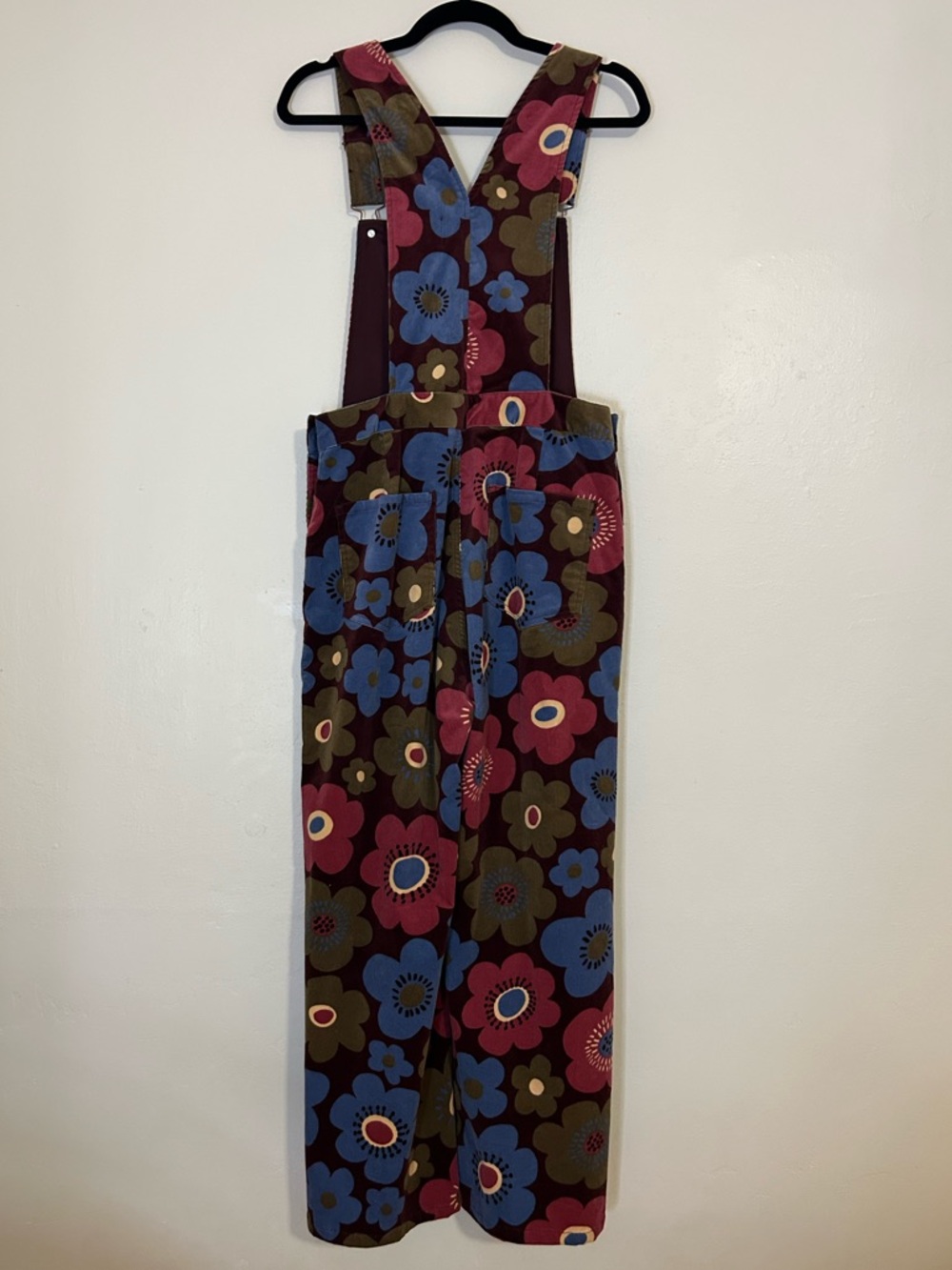 Floral Corduroy Overalls Cropped ModCloth x Princess Highway - Picture 5 of 6